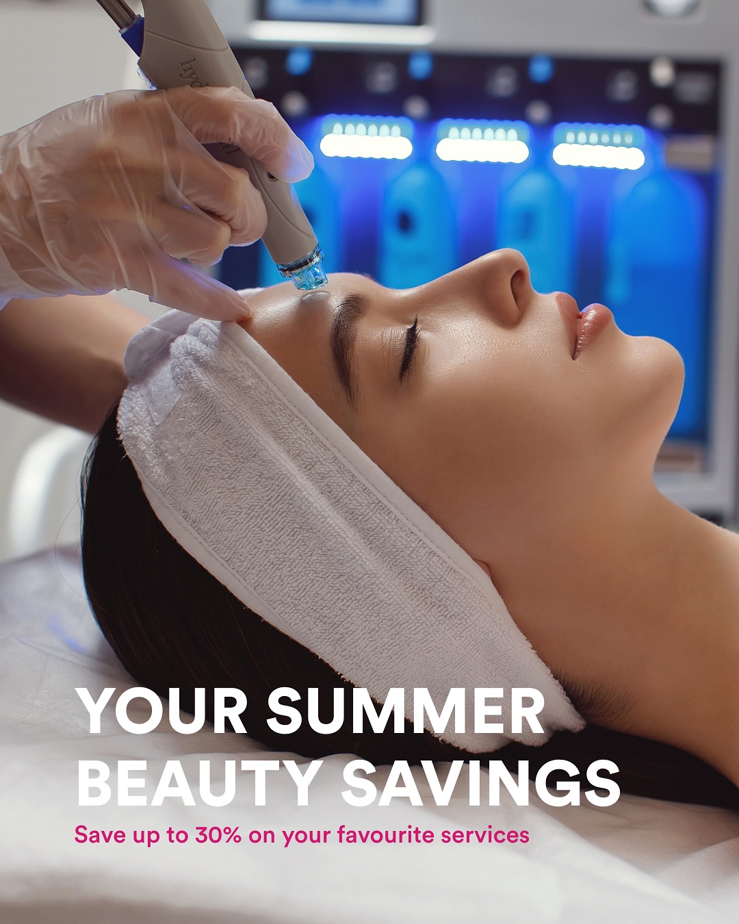 🌿 Indulge in a moment for yourself this summer 🪷 Enjoy 15% off all beauty services including our iconic Hydrafacial and 