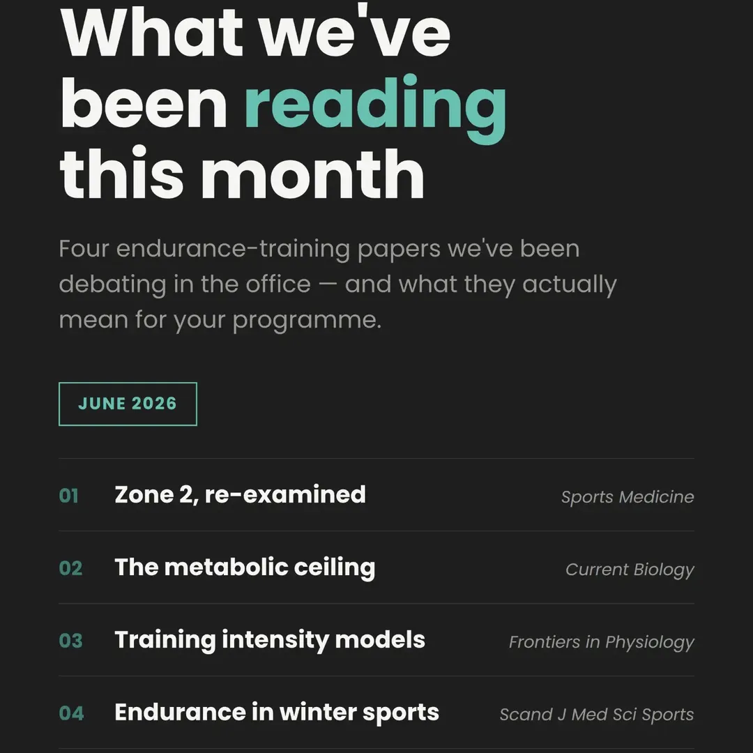 Four of the most referenced papers in sports science recently...
ON ZONE 2
Popular fitness media calls Zone 2 the "mito
