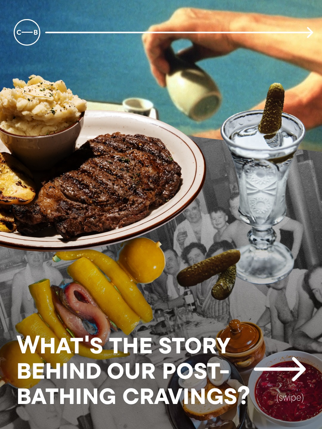 After the sauna, your body knows what it wants. 😋

We asked our community, explored bathhouse classics, and, with expert 