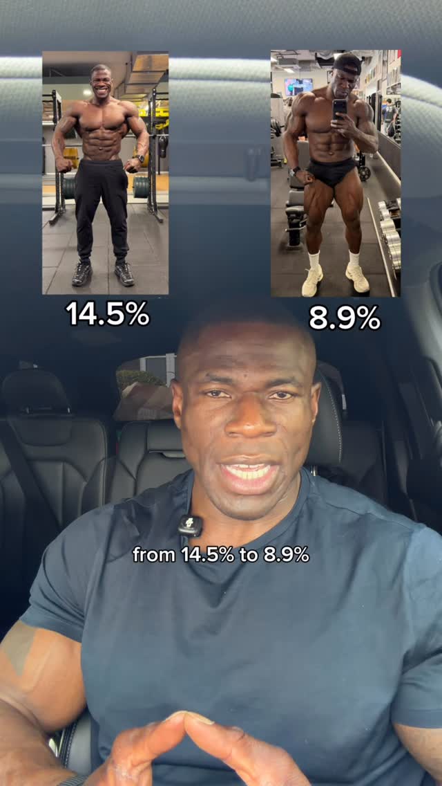 14 days. 14.5% body fat down to 8.9%.
Same bodyweight. 114kg throughout. But the composition shifted completely.
This