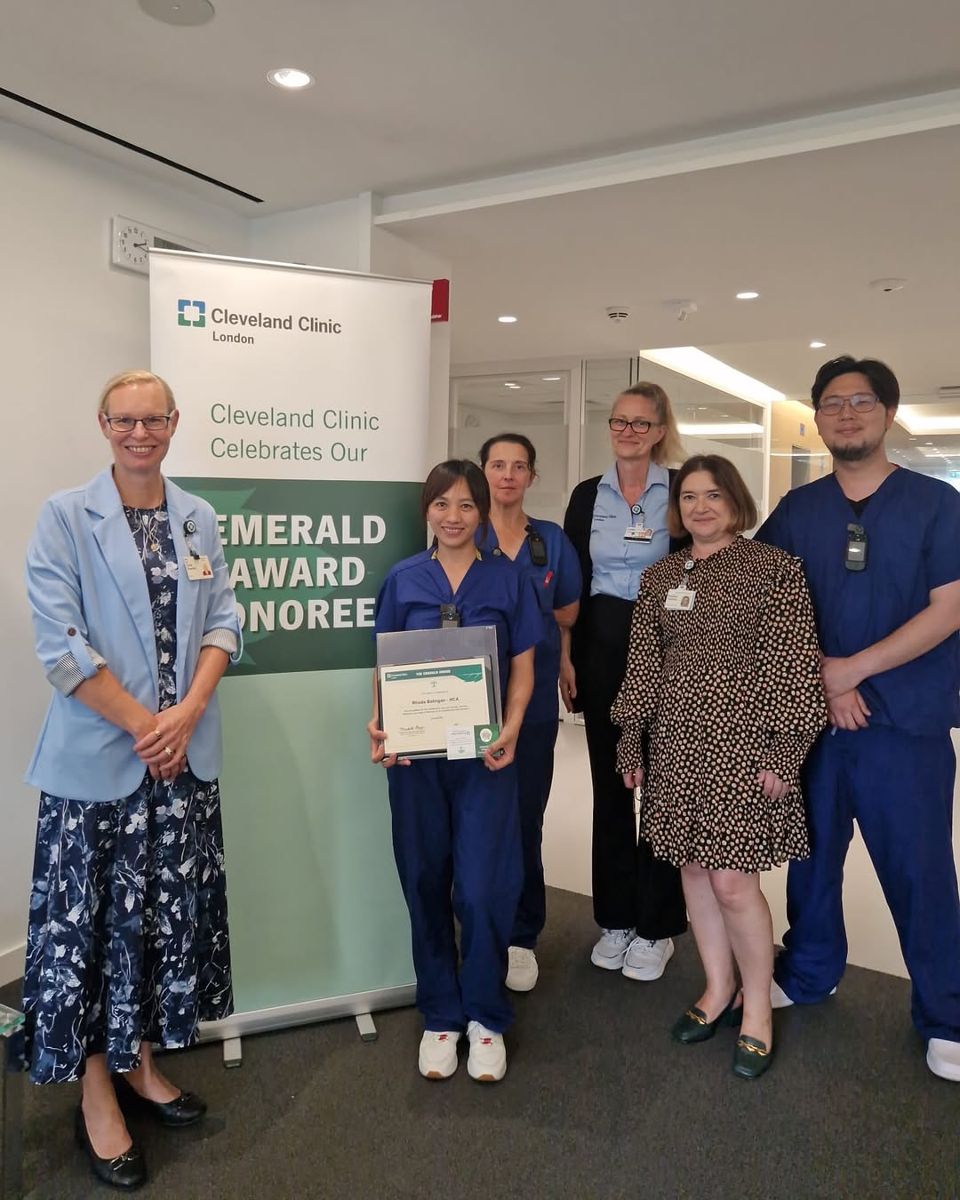 We're delighted to celebrate our latest Emerald Award Winner, Rhoda Balingan!
The Emerald Award was created to honour