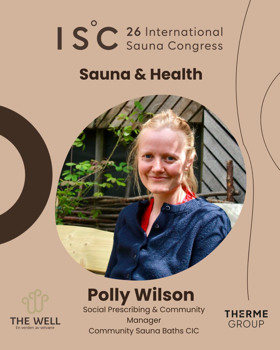 Polly Wilson is speaking at ISC26!

Polly is the Social Prescribing and Community Manager at Community Sauna Baths CIC, 
