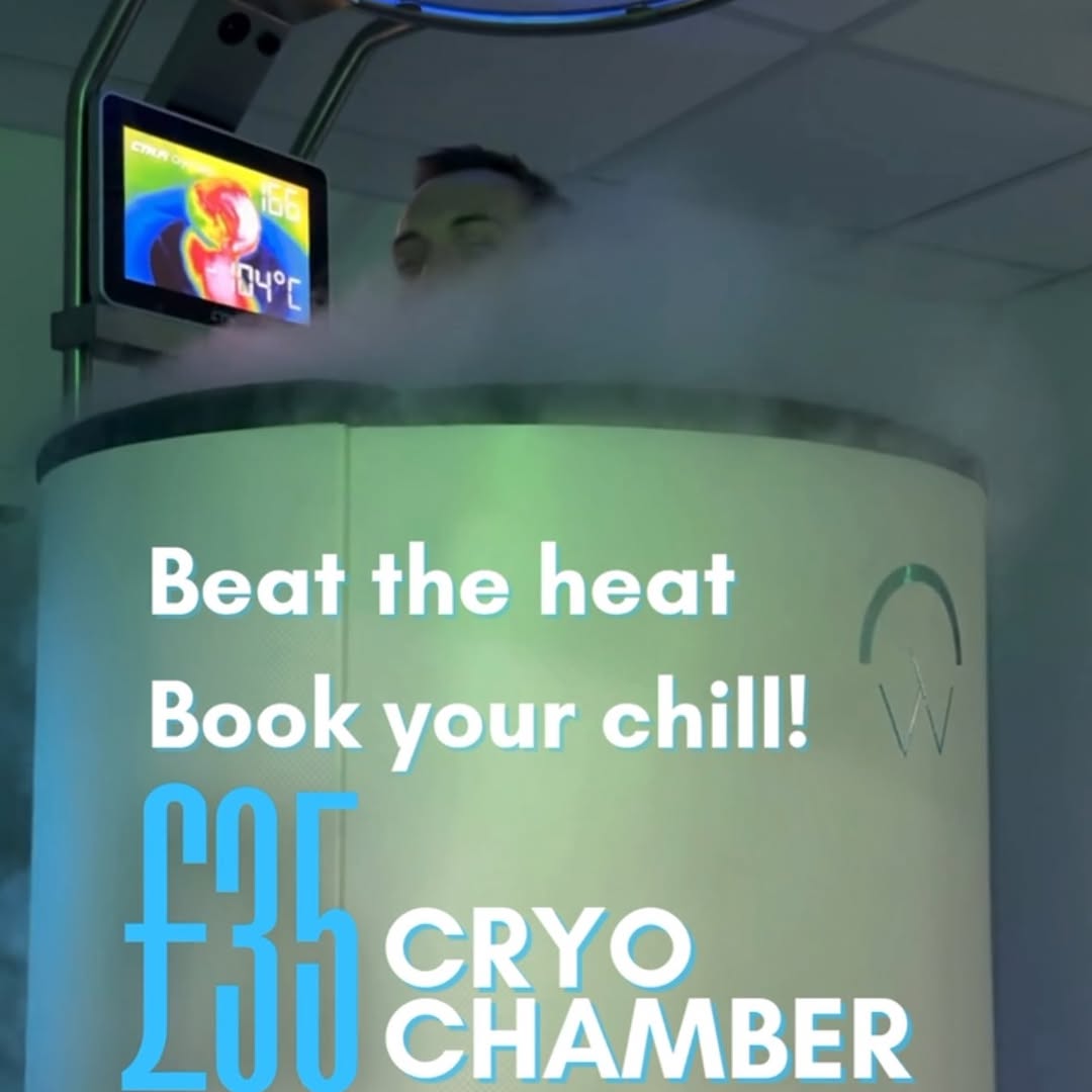 London is roasting 🥵... so we’re turning the temperature down to -130°C ❄️

For a limited time only, experience our Cryo