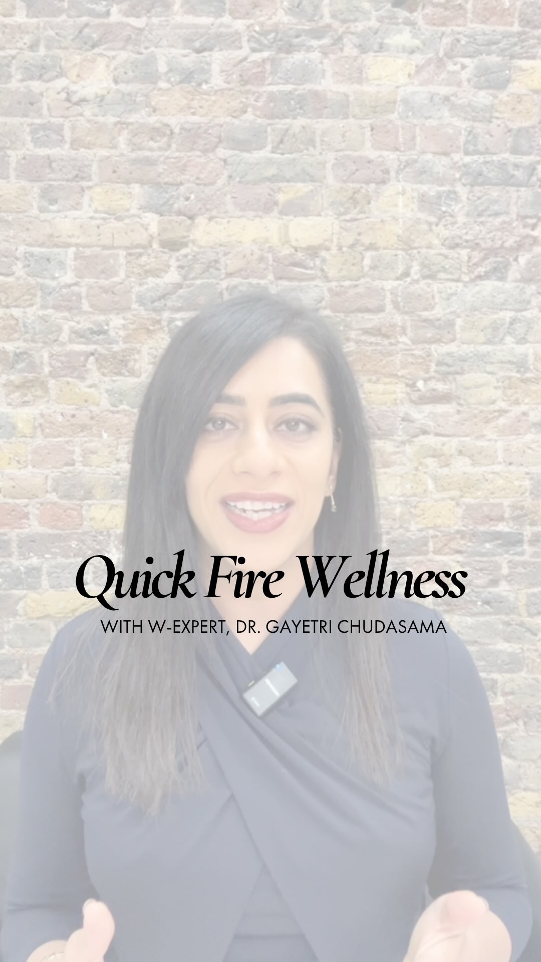 We asked W-Expert @dr.gayetri our quick-fire wellness questions 💭

From her favourite way to switch off after a busy day