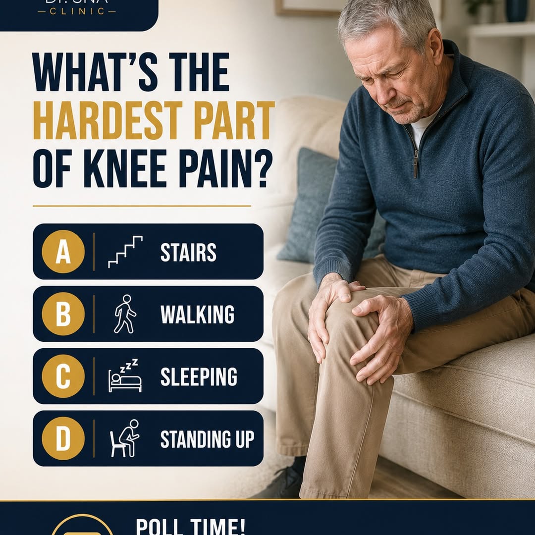 What's the Hardest Part of Living With Knee Pain? 🤔
Knee pain affects everyone differently, but one thing is certain. I