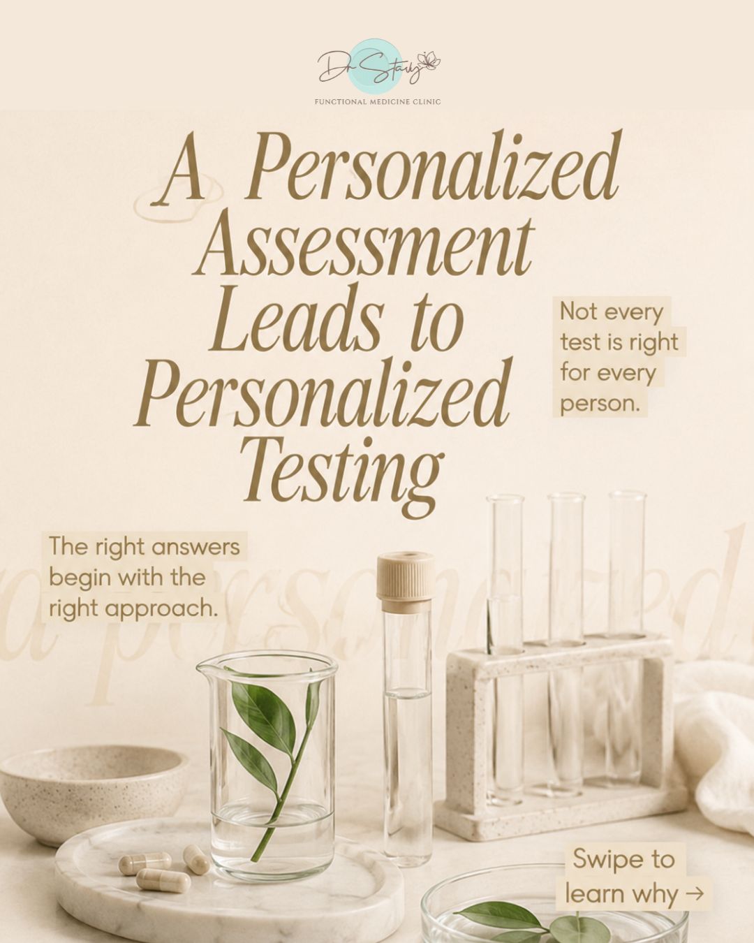 Choosing the right tests is just as important as interpreting the results.
At Dr. Stavy Functional Medicine Clinic, we
