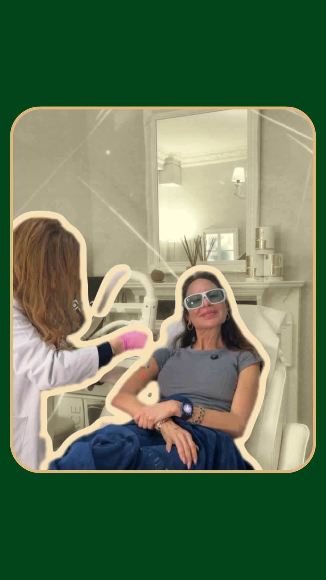 Trying the newest laser for scar removal at @londonfunctionalclinic , which is now part of our FOSK programme 🤍✨

Always