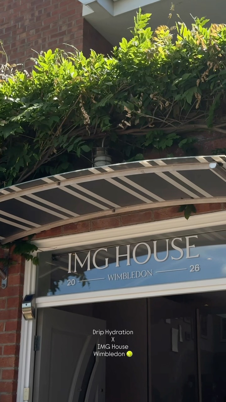 Wimbledon week, powered by hydration 🎾💧 We loved bringing our IV lounge to @img House and helping guests feel their best