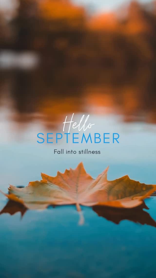 Autumn reminds us to slow down and let go… it’s also a season of reflection and goal-setting. 🍁🍂 What will you let of th
