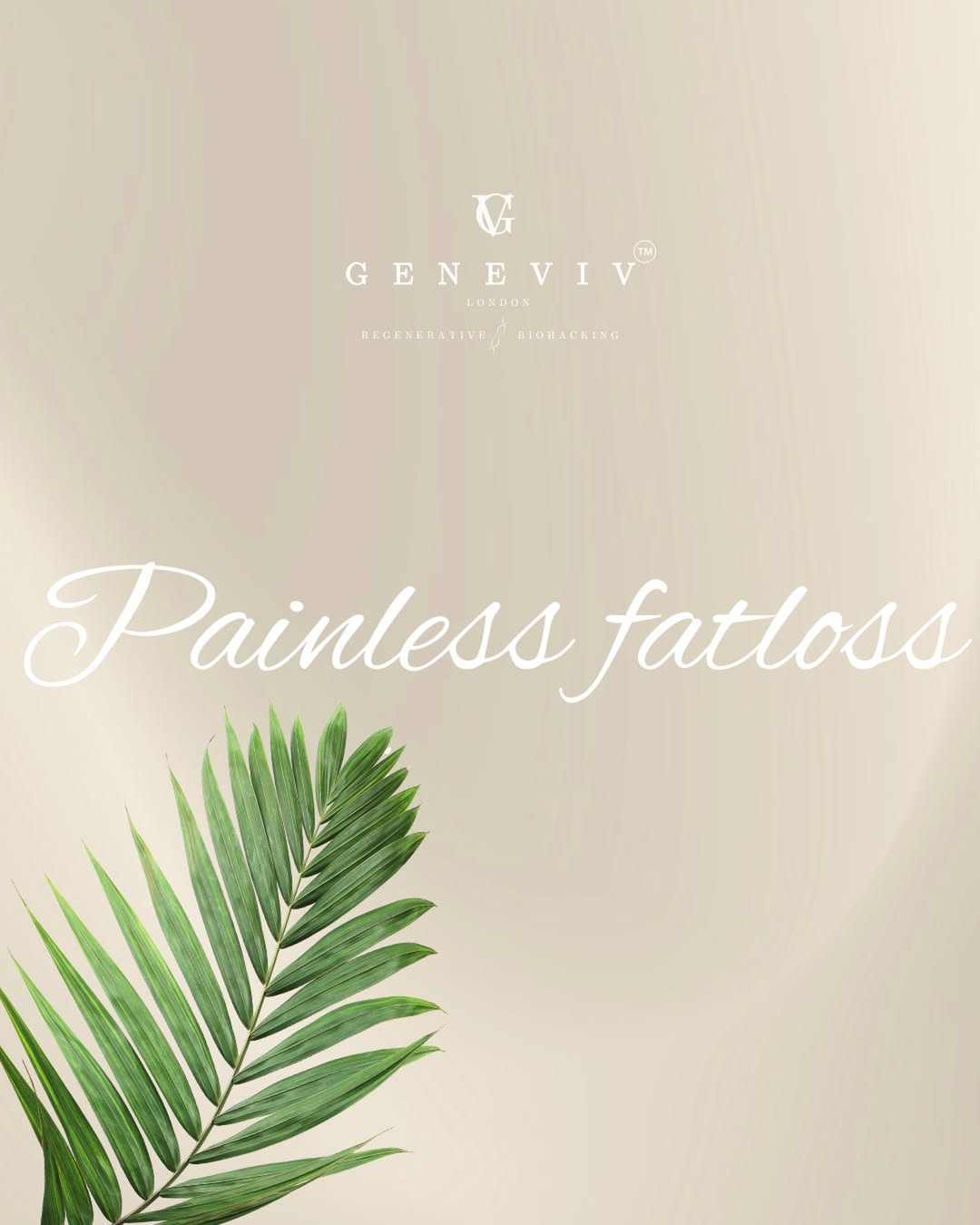 … what if losing fat felt like nothing at all?
At Geneviv London, painless fat loss isn’t a marketing claim, it’s a cl