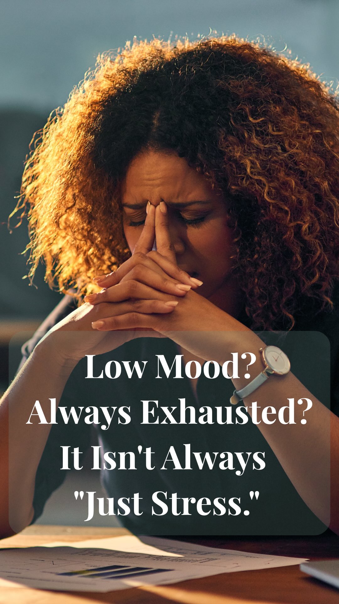 Low mood. Anxiety. Brain fog. Fatigue.
These symptoms are often dismissed as stress or simply part of getting older, bu
