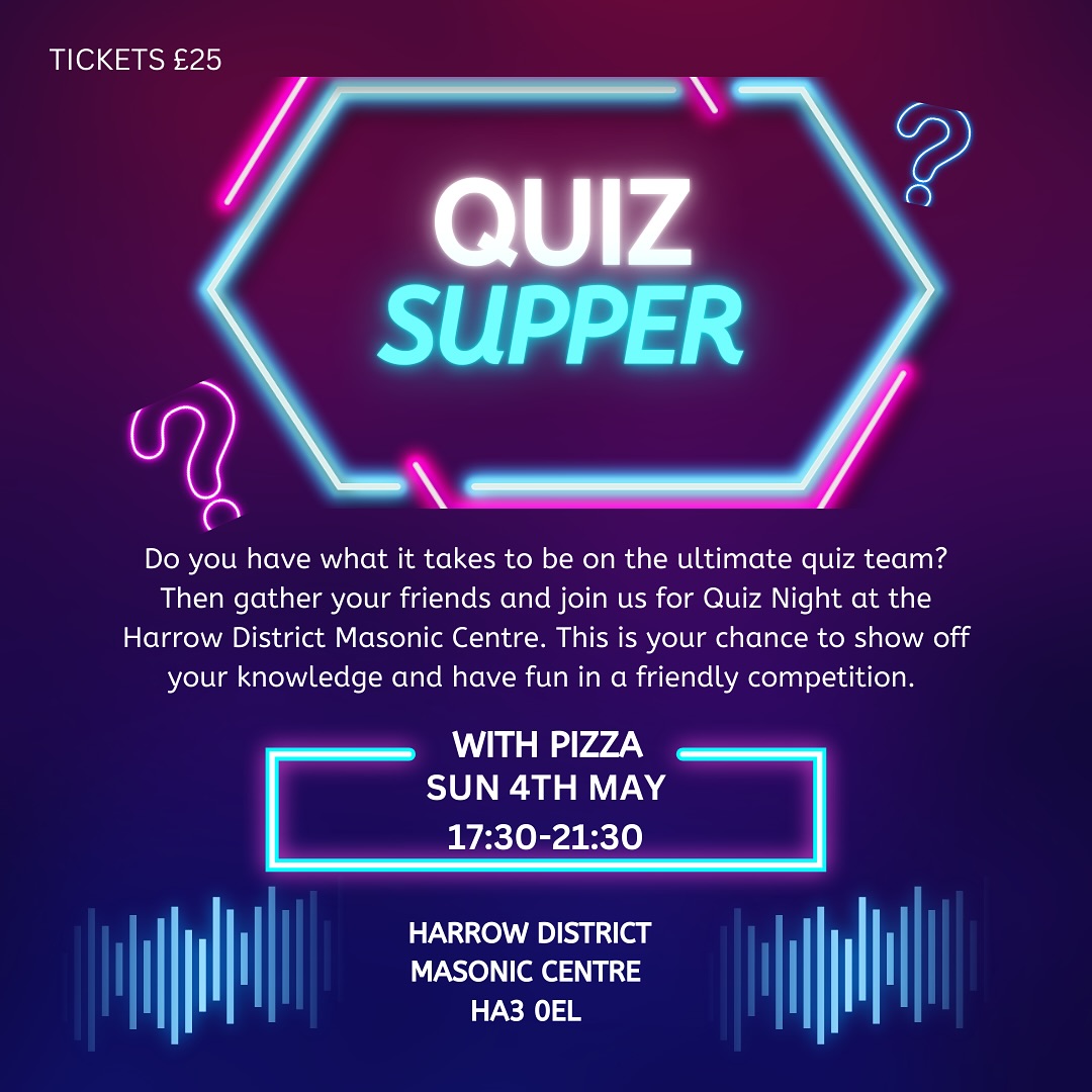 The HMSTC Quiz Supper is Back! 🎉❓🍕
Join us for a fantastic evening of fun, food, and friendly competition at our Quiz S