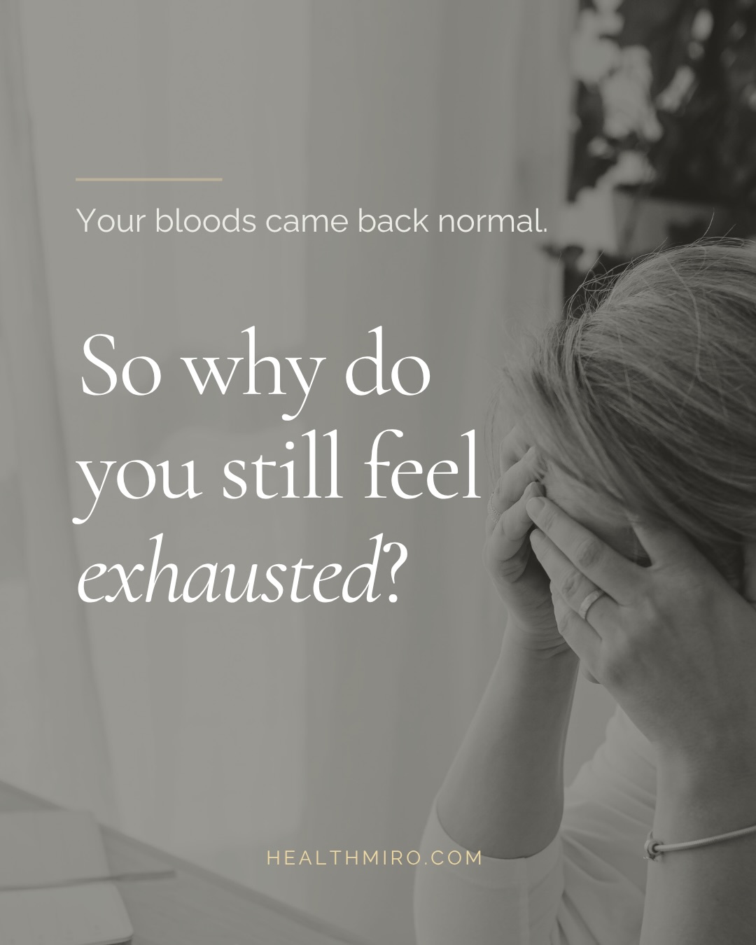 Can’t figure out why you’re always exhausted, moody, or craving sugar - even when you eat well and sleep enough? 

The D