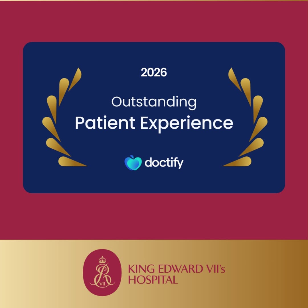 🌟 A Fantastic Achievement at King Edward VII’s Hospital! 🌟
We’re so proud to share that King Edward VII’s Hospital has