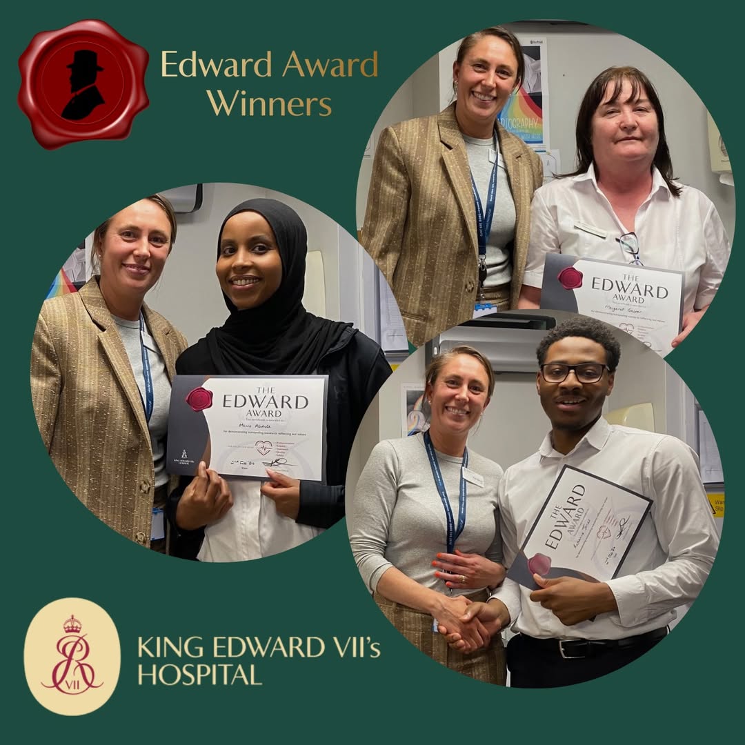We’re proud to recognise colleagues across King Edward VII's Hospital who go above and beyond every day, embodying our f