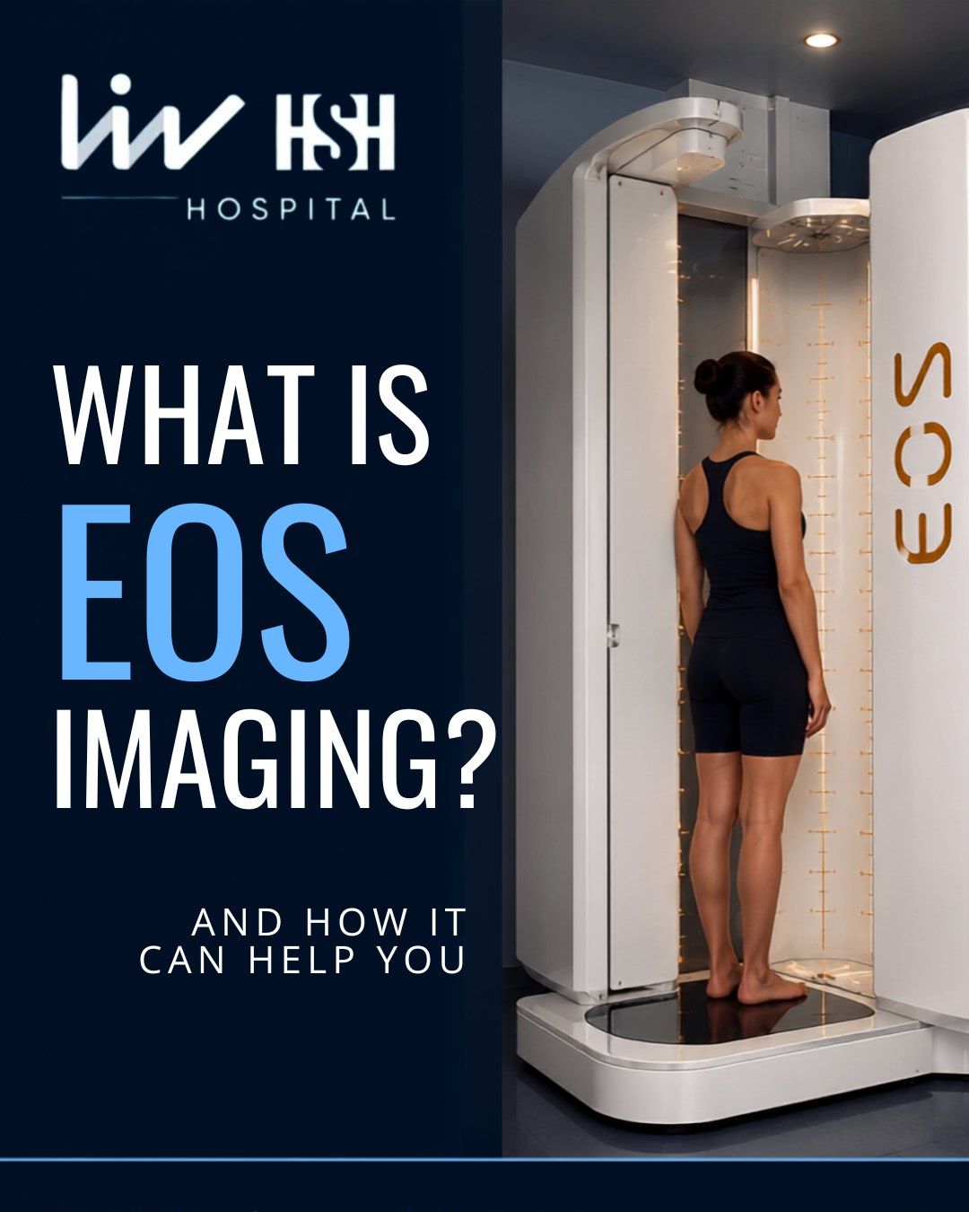 What is EOS imaging, and how can it help?
EOS imaging allows specialists to assess the body in a natural, standing posi