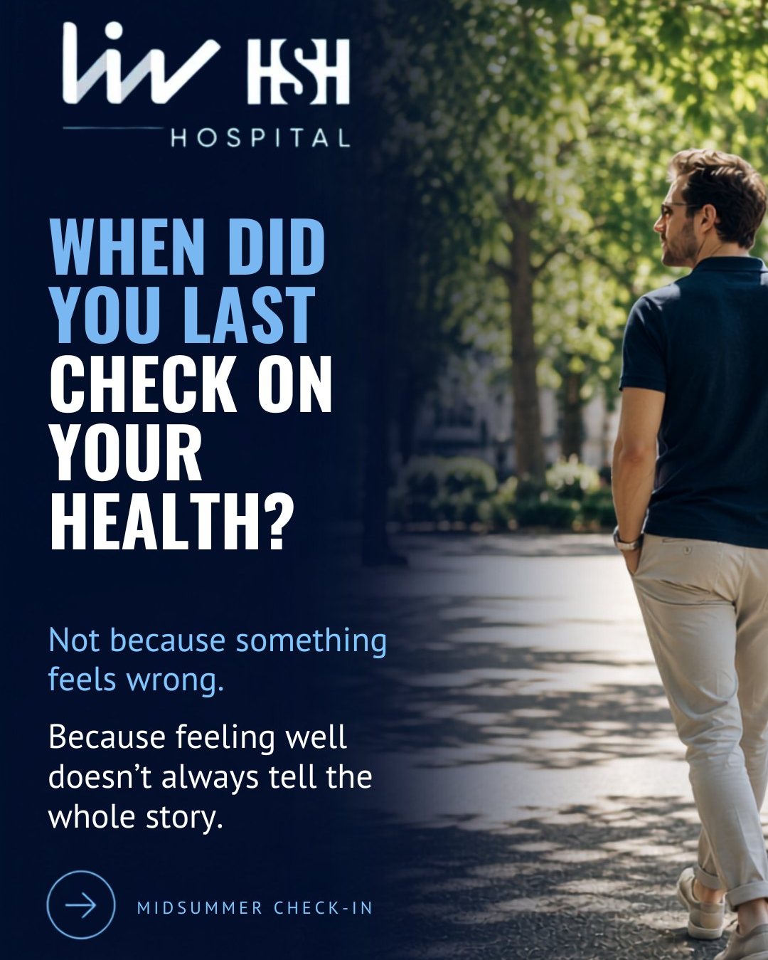 A personalised Health Assessment at Liv Harley Street Hospital can provide a clearer picture of your wellbeing, helping