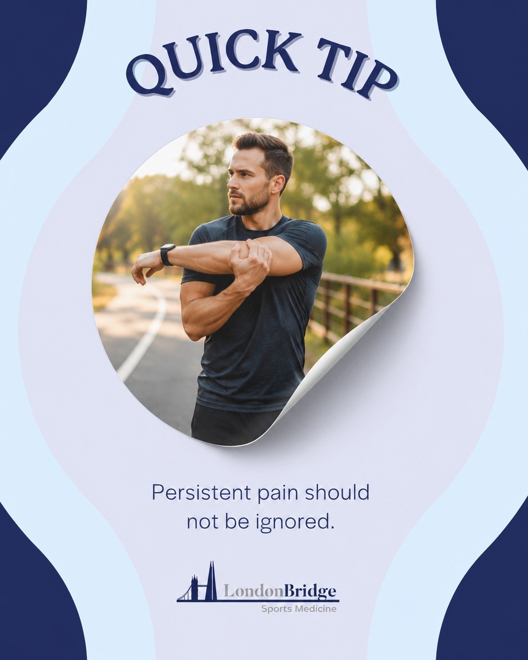 Quick tip: Listen to your body during training. 🏃
Persistent pain is often a sign that something may need further asses