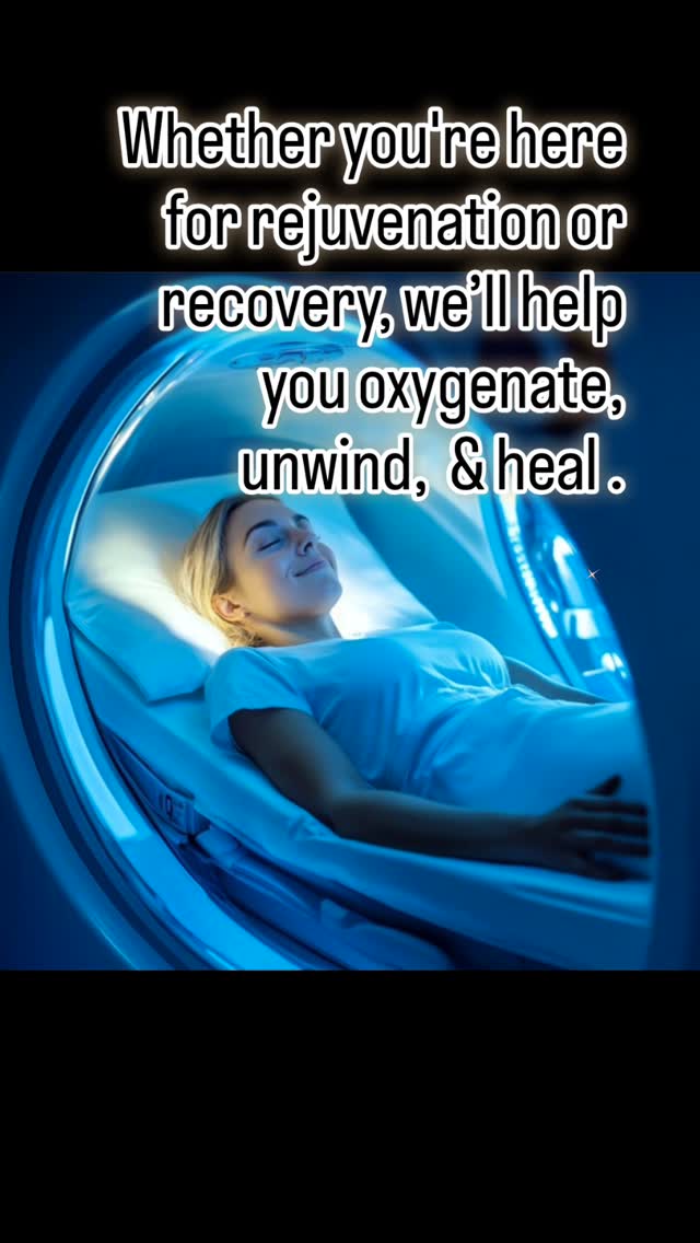 Breathe Deep, Heal Deep. Hyperbaric Oxygen Therapy, One Session at a Time.

📍 London-based clinic
📩 DM us to book your 