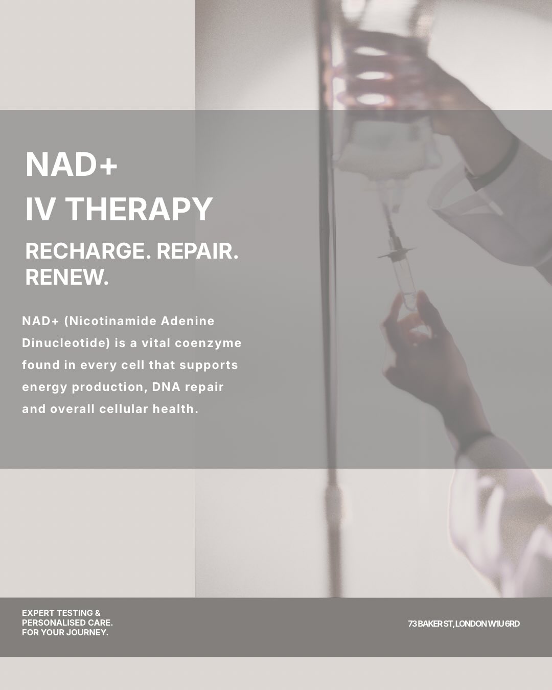 Unlock Cellular Energy with NAD+ IV Therapy

Feeling tired, mentally drained, or struggling to maintain your usual energ