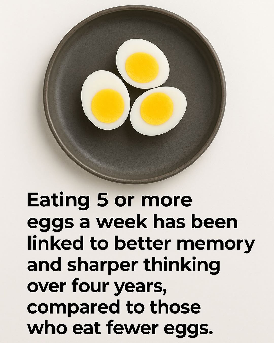🧠 Eggs for Health & Longevity |  Brain Health

New research from the Rush Memory and Aging Project reveals that consumin
