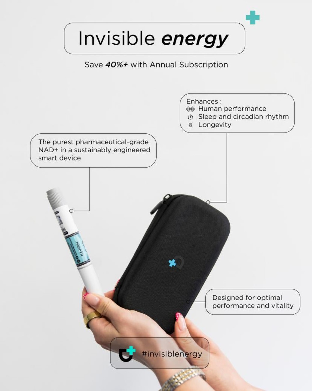 Invisible energy. Very visible savings.
Save 40% when you subscribe annually to the NAD SQx Smart Pen, and say yes to b