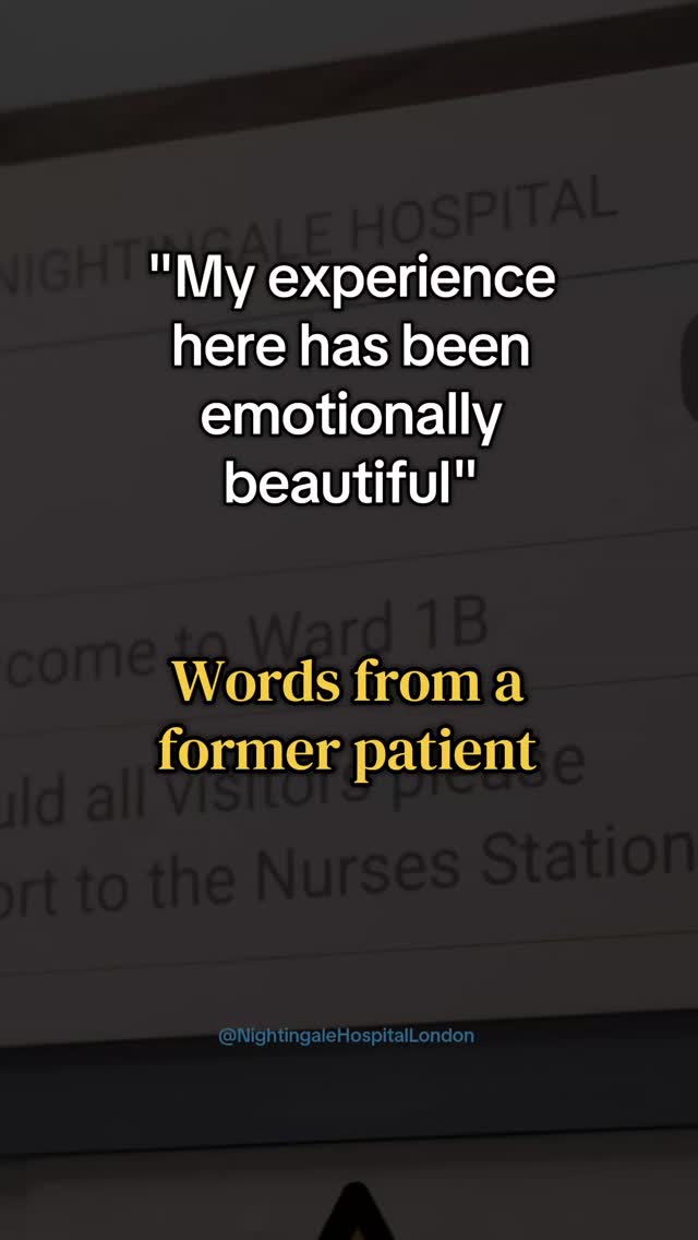"My experience here has been emotionally beautiful." 🩵
A former patient shares their experience with us, and we couldn'