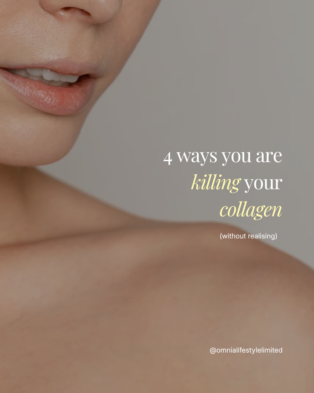 Most people have no idea how much their daily habits affect their skin’s collagen until it starts to show.
The damage b