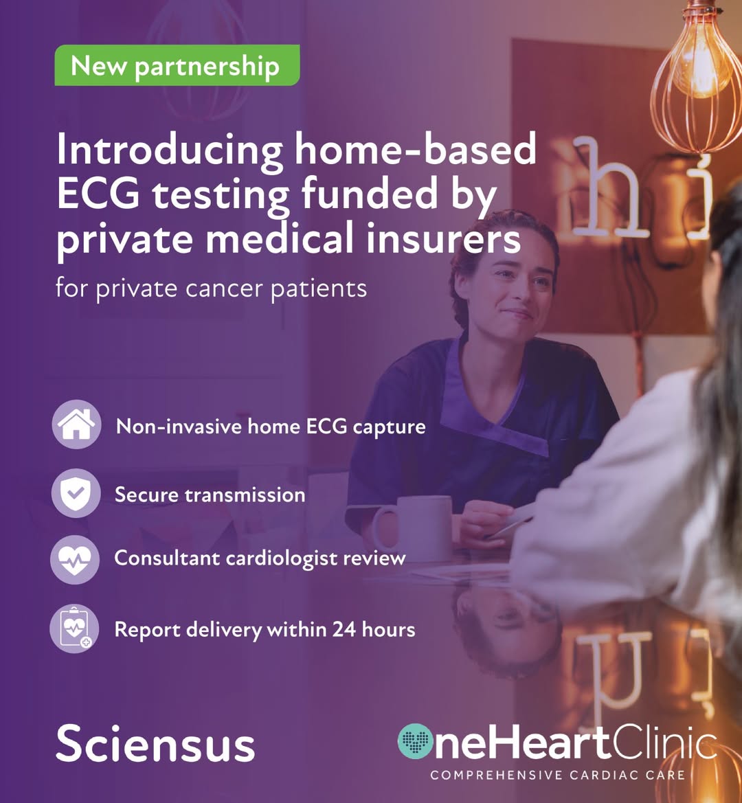 Exciting news! 🤝 We are delighted to announce a new partnership between One Heart Clinic and Sciensus to launch a dedica