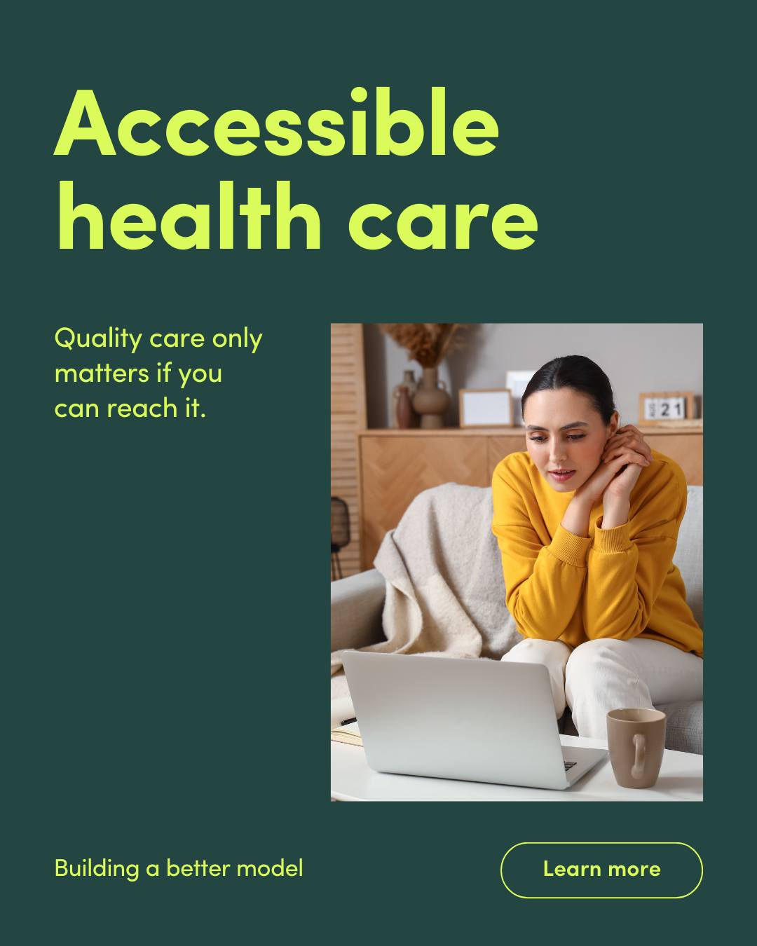 Quality care only matters if you can reach it.
“Accessible” to us means same-day virtual consults when you’re travellin