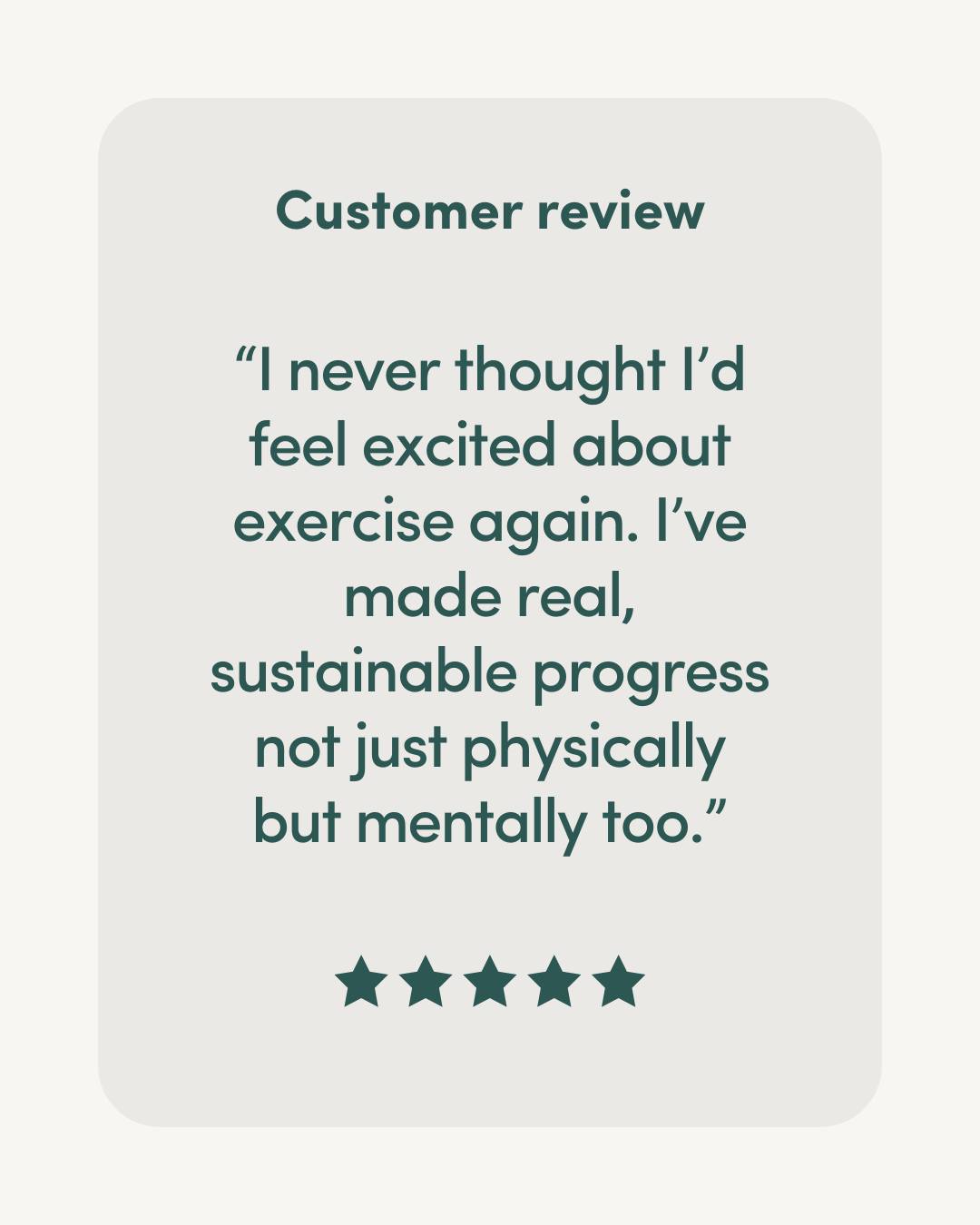 “One5 Health has been truly life-changing. From the moment I joined, I’ve felt incredibly supported, understood and empo