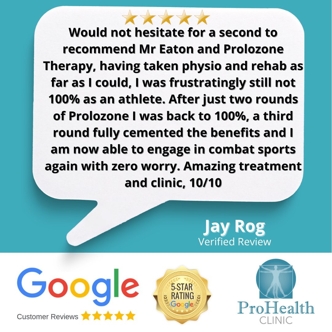 See what Jay who visited our clinic had to say about how the treatment helped him with his pain #prolotherapy #Prolozone