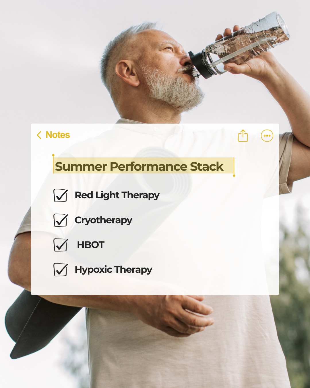 Meet the Summer Performance Stack ⚡
Designed to help you feel energised, sharp, and ready for whatever the season bring