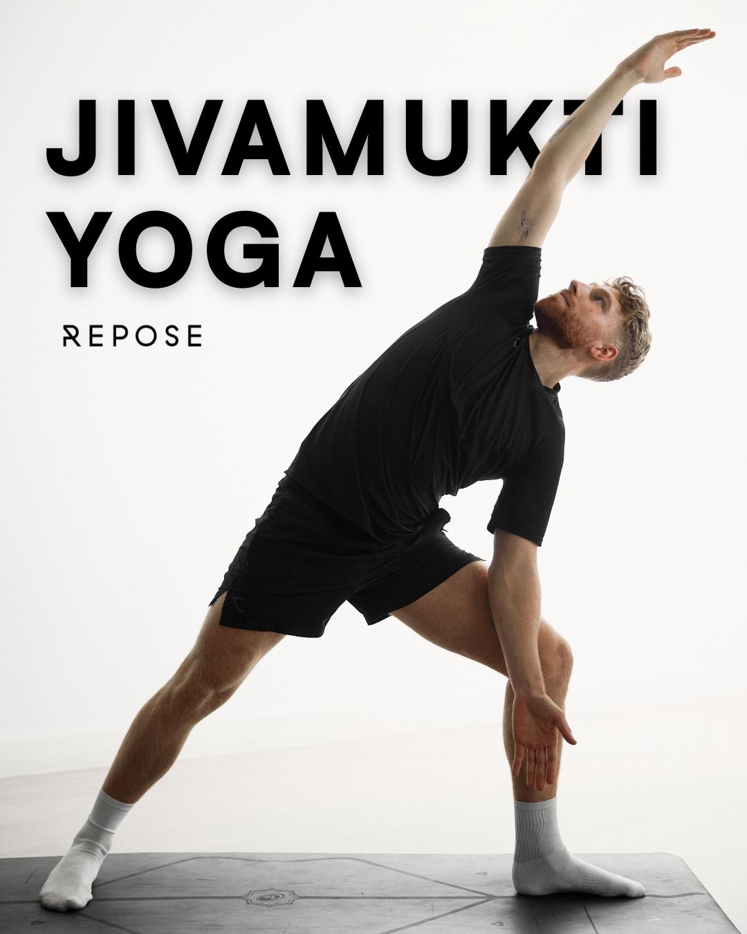 Rooted in the original Sanskrit meaning of asana “seat, connection”, Jivamukti unites body, mind and soul through a dyna