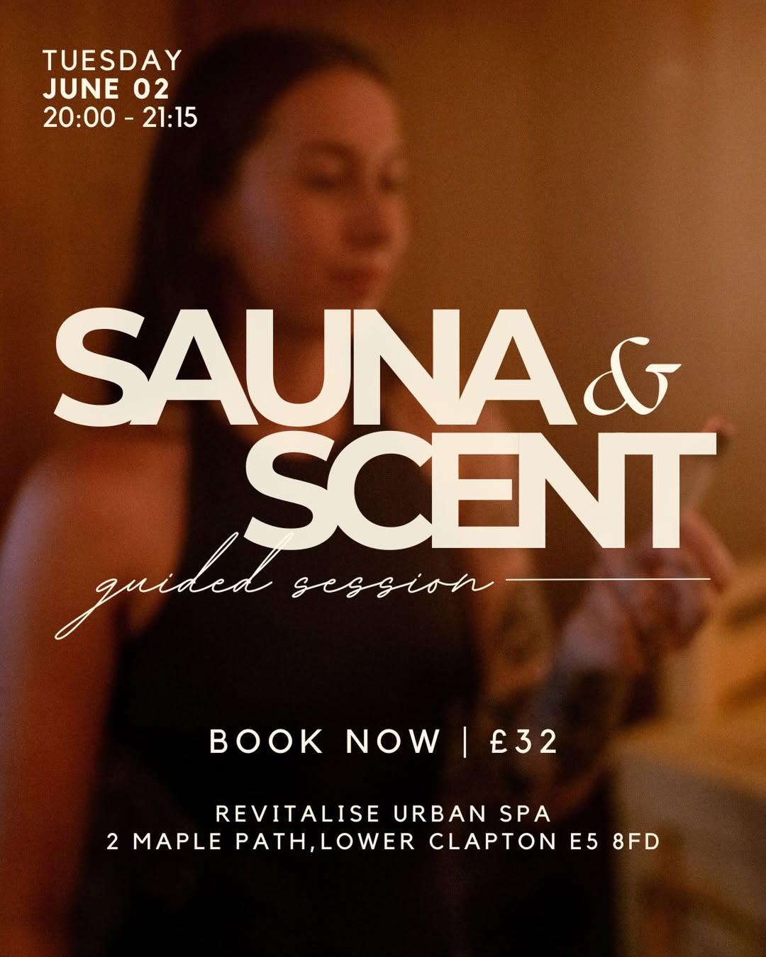 Sauna & Scent | Tomorrow at 8pm 🔥🪭
Join us for a sensory guided sauna, exploring herbal infusions and layered aromather