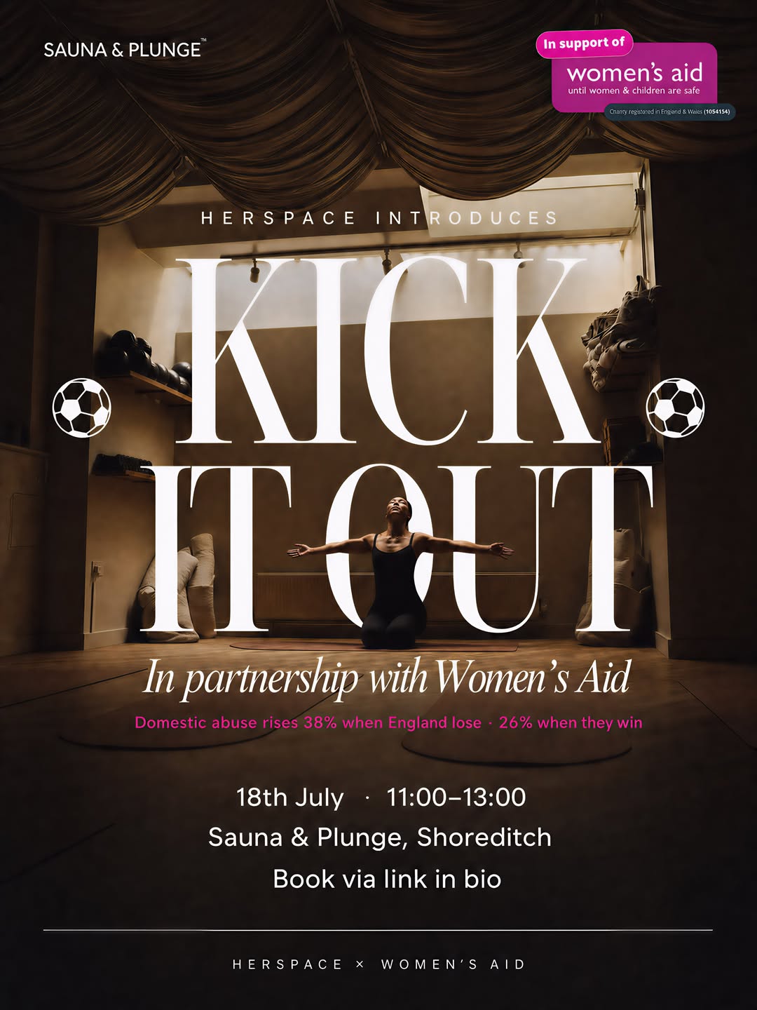 ⚽️ KICK IT OUT⚽️
Domestic abuse rises around major football tournaments, increasing by 38% when england lose, and risi