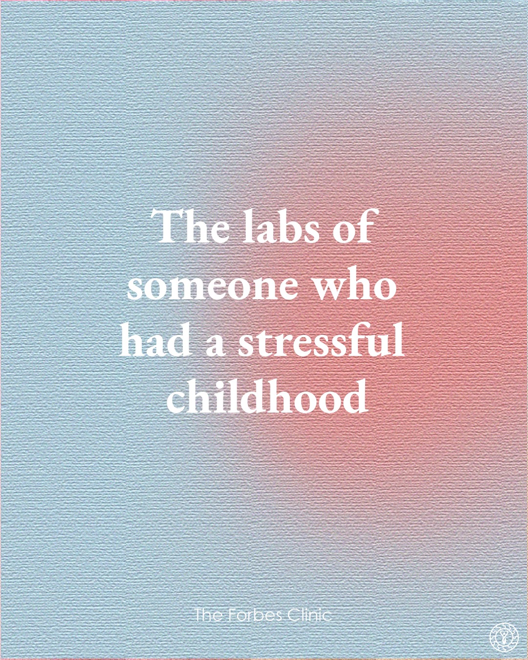 Functional labs help us see the why behind the symptoms.
They show how childhood stress reshapes the nervous system, br