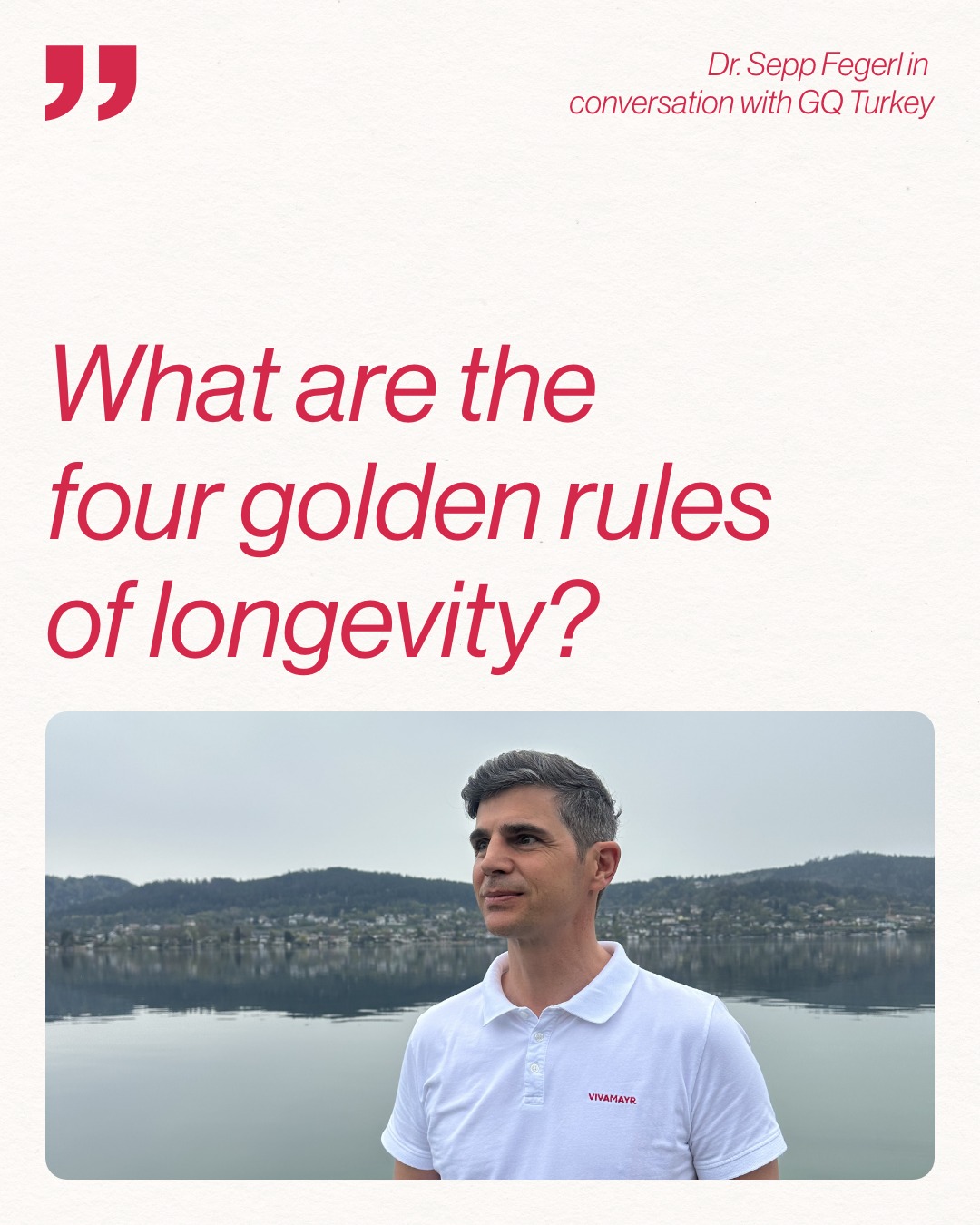 Longevity has been one of the defining topics of recent years. Yet beyond trends and buzzwords, it reflects something de