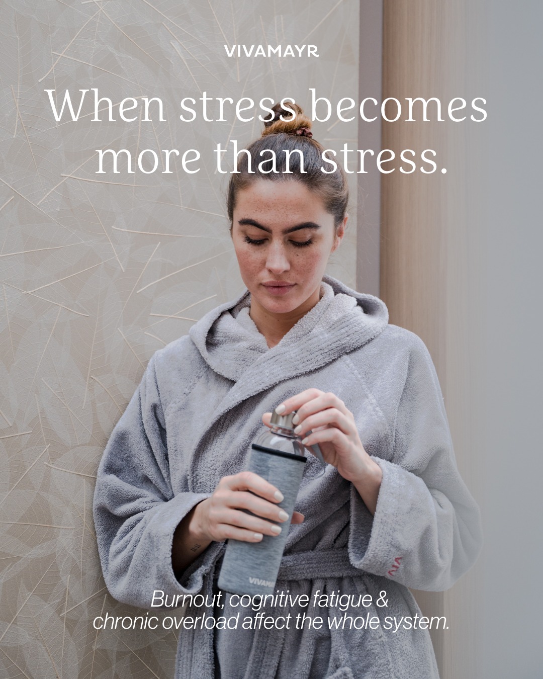 What do we do when someone comes to VIVAMAYR with severe stress, cognitive fatigue, or even burnout?
We look at each per